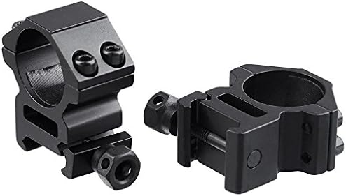 Vokul 1" Inch Scope Mount Rings of 1 Pair for Picatinny/weaver Rails