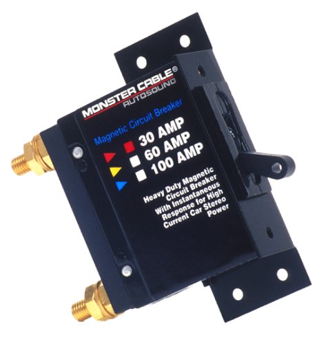 Monster Cable MCB-30 QuickSet Magnetic Circuit Breaker for 30, 60, and 100 Amp Configurations 30 amp Magnetic Circuit Breaker