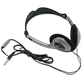 MobileSpec MS70S Silver Fold-Up Lightweight Stereo Headphones