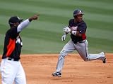 Jupiter, FL - March 13: Atlanta Braves v Miami Marlins - Jason Heyward Photographic Poster Print by Sarah Glenn, 24x32