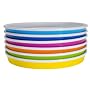 Zak Designs Park 6-Piece Salad Plate Set, Assorted Colors