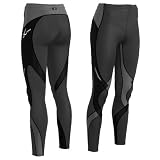  : CW-X Women's Stabilyx Tights,Black/Charcoal,Medium