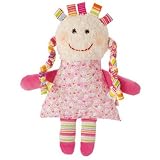 Kathe Kruse Labellies Girl Doll - Ikabab Rattle 10-inch Soft Cloth Baby Doll