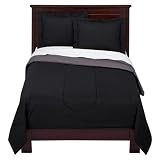 Room Essentials® Comforter - Black/Gray Solid