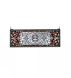 Meyda Tiffany 98059 3-Light Chandelier, Blue Burgundy