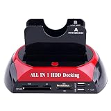 USB 2.0 2.5/3.5 Dual SATA HDD Docking Station e-SATA/Hub