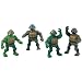 4 Mini Teenage Mutant Ninja Turtles - Raphael, Michelangelo, Donatello, Leonardo