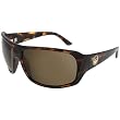 Dragon Alliance Brigade Men's Large Fit Polarized Fashion Sunglasses w/ Free B&F Heart Sticker Bundle - Tortoise/Bronze