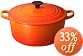 Le Creuset ココット・ロンド 22cm オレンジ