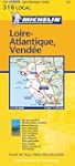 Carte routi�re : Loire-Atlantique - V...