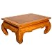 Handmade Furniture - Asian Contemporary 29" Wood Accent Coffee Table With Natural Finish