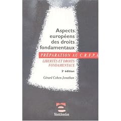Aspects europ�ens des libert�s  3e ed