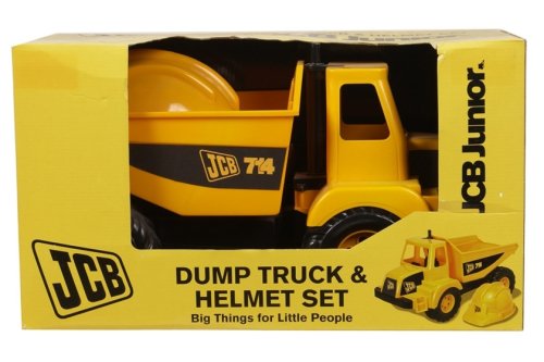 Childrens Toyshop  Toys : JCB Dump Truck and Helmet Set