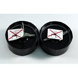 Replacement Cross & Flat Blades compatible with Magic Bullet Blender Mixer Juicer