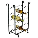 Enclume WSR1a 20-Bottle Finishing Touches Wine Storage Rack, Hammered Steel