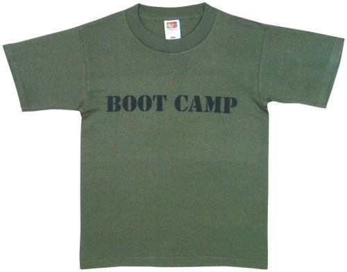 BOOT CAMP Youths T-Shirt / Tee - Olive