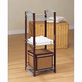 Neu Home 10763 Organize It All Espresso 3-Tier Rack