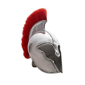 RED TROJAN HELMET by Pachi Paradice