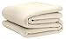 Blanket, Full, 80x90 In., Ivory, Pk4