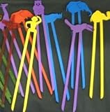 8 Pack of Zoo Sticks Complete Mix of Animals cheating chopsticks!