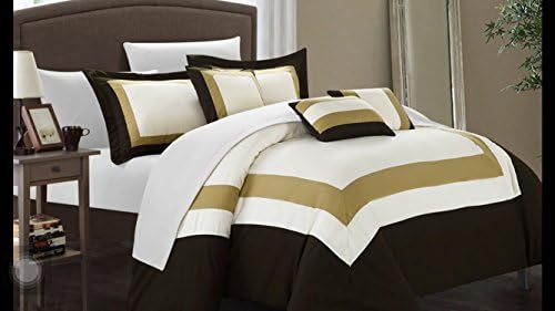 Spirit Linen 6 Piece Emanuel Collection Comforter Set, King, Gold