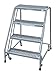 Cotterman 1004N3232A3E30B4C1P6 - Rolling Ladder Steel 40In. H. Gray
