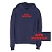 All Products : Sweatshirt Woman Navy Blue " Word Life Mentor " Occupations