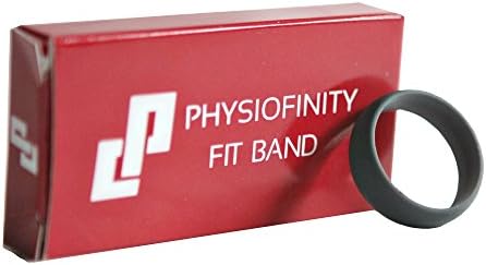 Physiofinity Men's Silicone Wedding Ring - World's Most Comfortable Ring (8, Gunmetal)