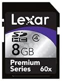 SDHC Card 8GB Lexar 60x Premium