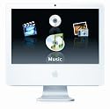 Apple iMac G5 Desktop with 20" MA064LL/A (2.1 GHz PowerPC G5, 512 MB RAM, 250 GB Hard Drive, SuperDrive)