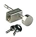 Tools & Hardware : Master Lock 2847DATSC Adjustable Coupler Latch Lock, Stainless Steel
