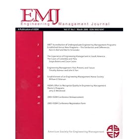 Engineering Management Journal by General