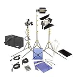 Lowel DV Creator 1 Kit, Analog & Digital Video Lighting Location Kit with LB-30 Soft Case