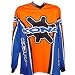 KONA Kona Pseudopod Moto Long Sleeve Cycling Jersey 2004 Youth Large Orange/Blue