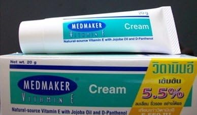 Medmaker Cream Natural Source Vitamin E with Jojoba Oil and D-Panthenol 20 g.