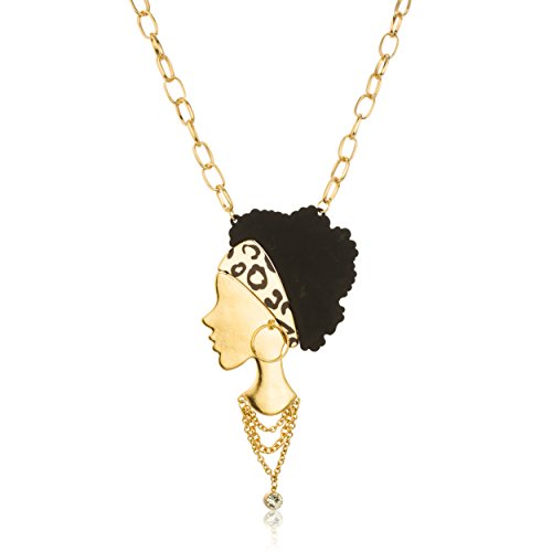 Goldtone with Fashionable Woman Adjustable 17 Inch Rolo Chain Necklace with Matching Stud Earrings Set