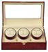 412JW4cj8XL. SL75  Burgundy Wood Finish 6 Watch Winder With 7