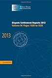 Dispute settlement reports 2013