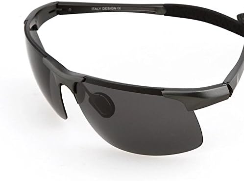 Authentic men polarizer sunglasses influx of people sunglasses sports sunglasses chauffeur-driven car (Gray)