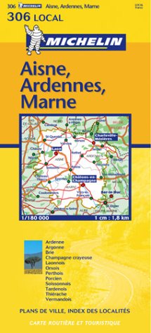 City Travel Guides Discounted  Livres : Carte routière : Aisne - Ardennes - Marne, N° 11306