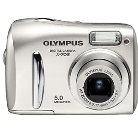 Olympus X-705 Digital Camera [5MP, 2.8x Optical Zoom]