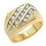 10K Men's 1.00 Carat Diamond Ring