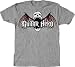Guitar Hero Skull Bat Gray T-shirt Tee