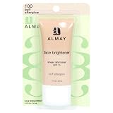 Almay Face Brightener with SPF 15, Buff Afterglow 100, 1-Ounce Tubes (Pack of 2)