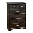 Versa 5 Drawer Chest - Ebony