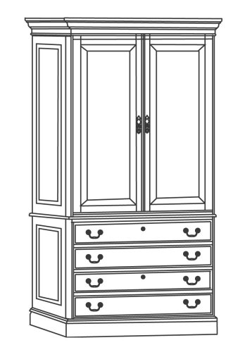 Office Furniture DMI - Lateral File Storage Unit - Executive Office Furniture / Home Office Furniture - 7990-07