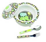 Sugar Booger "Numbers" Feeding Collection Covered Bowl Gift Set