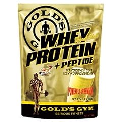 GOLD'S GYM ホエイプロテイン バナナシェイク風味 2kg