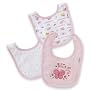 Gerber Terry Dribbler Bib, 3 Pack, Girl