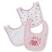 Gerber Terry Dribbler Bib, 3 Pack, Girl